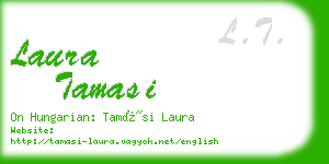 laura tamasi business card